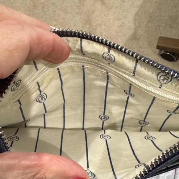 Brighton Navy Blue Heart Wristlet - Picture 4 of 6